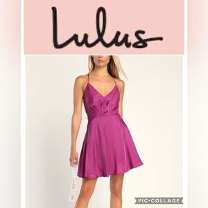 Lulu's Fuchsia Mini Dress
